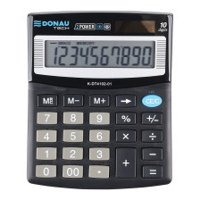 Kalkulator biurowy DONAU TECH K-DT4102-01 czarny