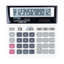 Kalkulator biurowy DONAU TECH K-DT4125-09 biały