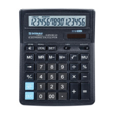 Kalkulator biurowy DONAU TECH K-DT4161-01 czarny