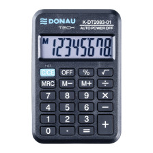 Kalkulator kieszonkowy DONAU TECH K-DT2083-01 czarny